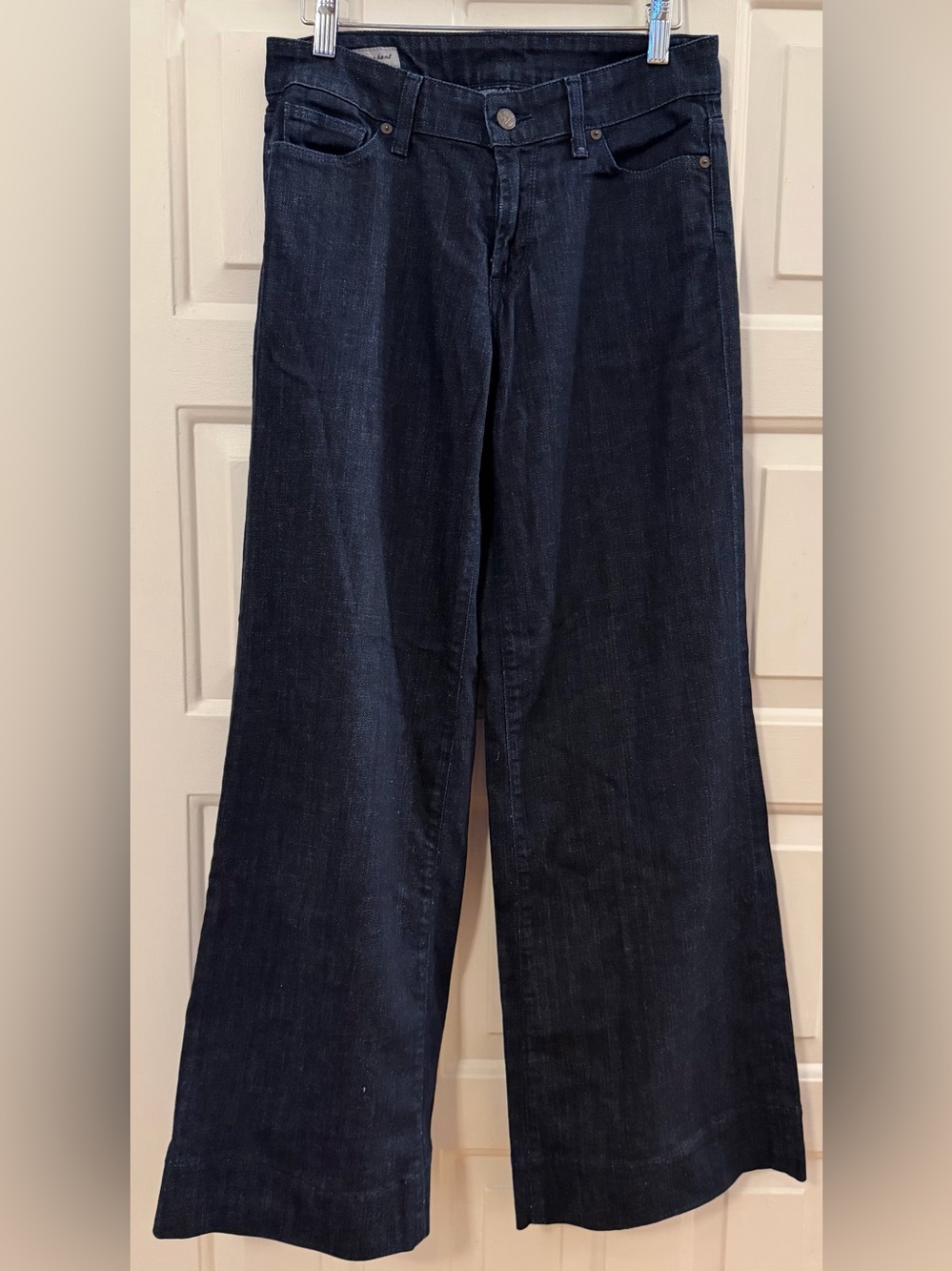 VTG Citizens of Humanity Garbo Palazzo Wide Leg Jeans Dark Indigo 27 Excl Cond